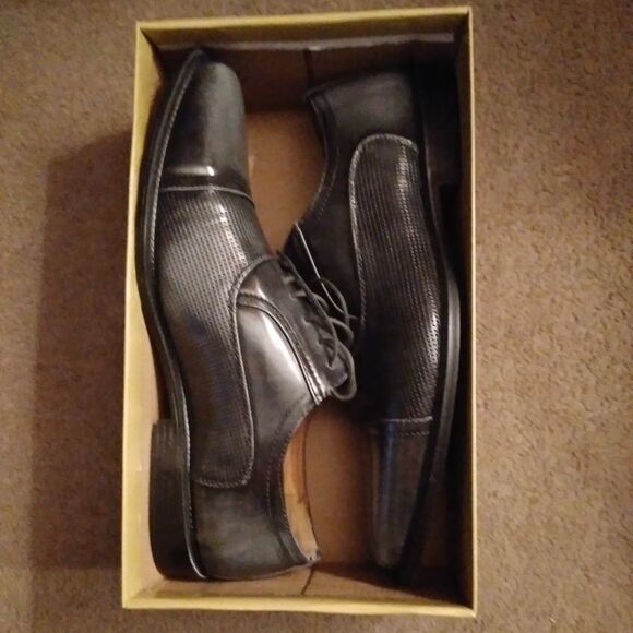Antonio Cerrelli 6528 Grey Oxfords - Picture 6 of 7